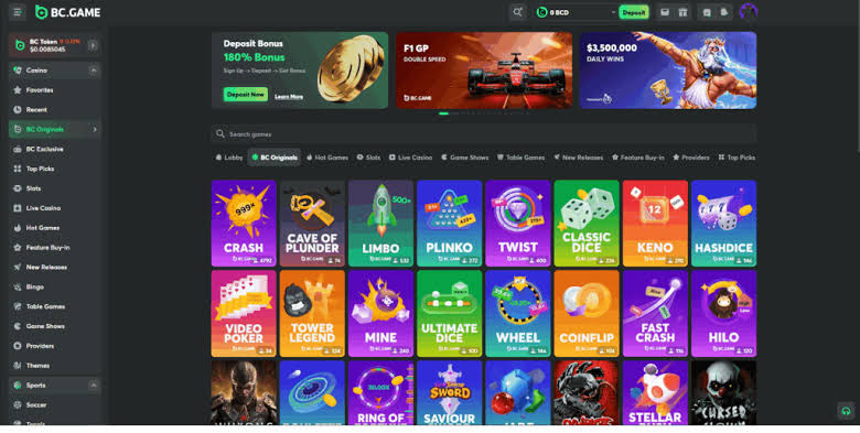 Exploring BC.Game Platform Your Ultimate Online Casino Experience